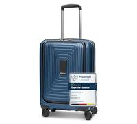 REDOLZ carrello con scomparto per laptop Essentials 14 Trolley (Exp. With Front Pocket) Dark Blue Metallic blu scuro