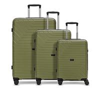 Redolz Essentials 05 3-SET 4 ruote Set di valigie 3 pezzi dark-olive 2 (RD12348-2-03)