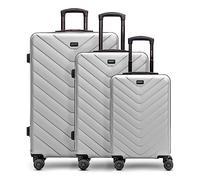 Redolz Set di valigie grigio chiaro, Taglia One Size
