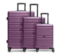 Redolz Essentials 08 3-SET 4 ruote Set di valigie 3 pezzi viola