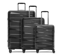 Redolz Essentials 10 3-SET 4 ruote Set di valigie 3 pezzi grigio