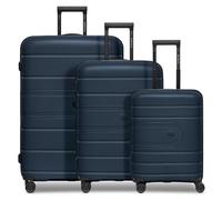 Redolz Essentials 11 4 ruote Set di valigie 3 pezzi con piega di espansione blu