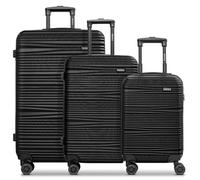 Redolz Essentials 16 3-SET 4 ruote Set di valigie 3 pezzi black (TAS007788)