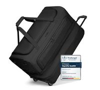 REDOLZ Duffle Essentials Wheeled Duffle Exp. L Black