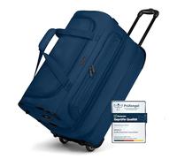 Redolz Duffle Essentials Borsa da viaggio a 2 ruote 55 cm M con patta di espansione navy (TAS020783)
