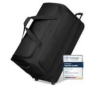 Redolz Borsa da viaggio Duffle Essentials a 2 ruote 90 cm XXL con piega elastica di dimensioni speciali black (TAS020795)