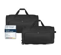 Redolz Set di valigie 'Duffle Essentials ' nero, Taglia One Size