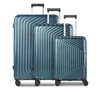 Redolz Essentials 01 4 ruote Set di valigie 3 pezzi espandibile blu