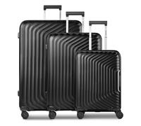 Redolz Essentials 01 4 ruote Set di valigie 3 pezzi espandibile nero