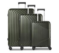 Redolz Essentials 01 4 ruote Set di valigie 3 pezzi espandibile oliva