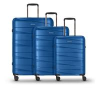 Redolz Essentials 10 3-SET 4 ruote Set di valigie 3 pezzi blu