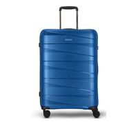 REDOLZ Valigia rigida Essentials 10 MEDIUM, 4 ruote doppie, TSA, 67 cm blu metallizzato