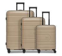 Redolz Essentials 11 4 ruote Set di valigie 3 pezzi con piega di espansione beige