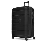REDOLZ Essentials 11 + BC, Nero , Koffer L+ (76 cm) erweiterbar, Trolley rigido con ruote girevoli