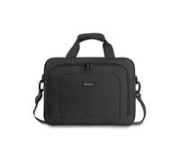 Redolz Essentials 12 - Borsa da volo con passaporto, scomparto per laptop da 40 cm agganciabile nero
