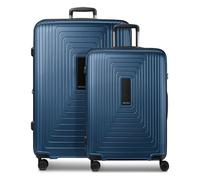 Redolz Essentials 14 4 ruote Set di valigie 2 pezzi espandibile blu