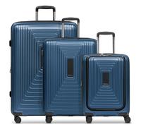 Redolz Essentials 14 4 ruote Set di valigie 3 pezzi con piega di espansione dark blue metallic (RD12382-05)