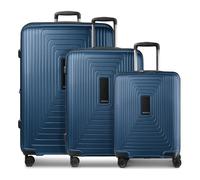 Redolz Essentials 14 4 ruote Set di valigie 3 pezzi espandibile blu