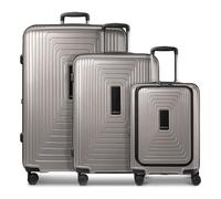 Redolz Essentials 14 4 ruote Set di valigie 3 pezzi espandibile grigio