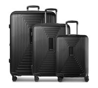 Redolz Essentials 14 4 ruote Set di valigie 3 pezzi espandibile nero