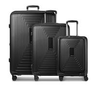 Redolz Essentials 14 4 ruote Set di valigie 3 pezzi espandibile nero