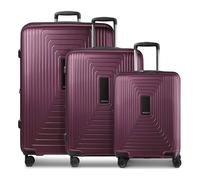 Redolz Essentials 14 4 ruote Set di valigie 3 pezzi espandibile rosso
