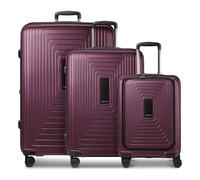 Redolz Essentials 14 4 ruote Set di valigie 3 pezzi espandibile rosso