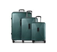 Redolz Essentials 14 4 ruote Set di valigie 3 pezzi espandibile verde
