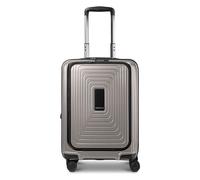 Redolz Essentials 14 4 ruote Carrello della cabina S 55 cm Scomparto per laptop con piega di espansione coffee grey metallic (RD12379-04)