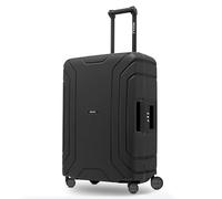 REDOLZ Trolley Essentials 15 rigido 65 cm, 4 ruote con fissaggio a tre punti, nero