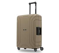 REDOLZ Essentials 15 articolo, Beige freddo, Koffer M (65 cm), Trolley rigido con ruote girevoli