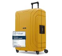REDOLZ Essentials 15 articolo, giallo scuro, Koffer L (75 cm), Trolley rigido con ruote girevoli