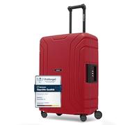REDOLZ Essentials 15 articolo, rosso classico, Koffer M (65 cm), Trolley rigido con ruote girevoli