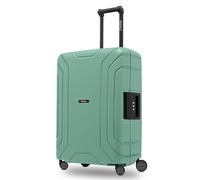 REDOLZ Essentials 15 articolo, verde acqua, Koffer M (65 cm), Trolley rigido con ruote girevoli