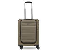 Redolz Essentials 17 Trolley da cabina a 4 ruote 55 cm con tasca morbida per laptop marrone