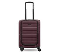 Redolz Essentials 17 Trolley da cabina a 4 ruote 55 cm con tasca morbida per laptop rosso