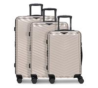 Redolz Essentials 18 2.0 4 ruote Set di valigie 3 pezzi espandibile beige