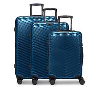 Redolz Essentials 18 2.0 4 ruote Set di valigie 3 pezzi espandibile blu