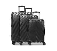 REDOLZ Essentials 18 Parent, Nero - black shiny, 3-Set, Trolley rigido S con ruote girevoli