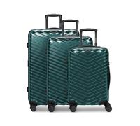 REDOLZ Essentials 18 Parent, Verde lucido, 3-Set, Trolley rigido S con ruote girevoli