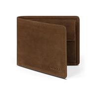 REDOLZ Leather Essentials Wallet Side Flap 8CC Brown