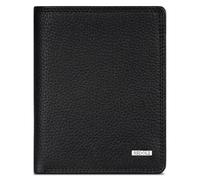 Redolz Portafoglio Leather Essentials HF in pelle RFID, 9,5 cm, apribile nero