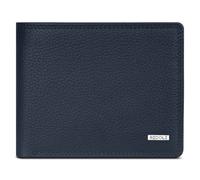 Redolz Portafoglio QF RFID in pelle 12 cm pieghevole blu