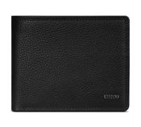 Redolz Portafoglio QF RFID in pelle 12 cm pieghevole nero