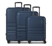 Redolz Pro ABS 4 ruote Set di valigie 3 pezzi espandibile blu