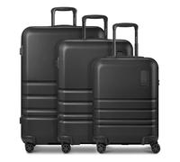 Redolz Pro ABS 4 ruote Set di valigie 3 pezzi espandibile nero