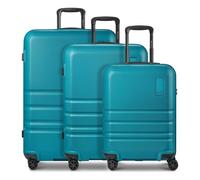 Redolz Pro ABS 4 ruote Set di valigie 3 pezzi espandibile ottanio