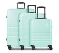 Redolz Pro ABS 4 ruote Set di valigie 3 pezzi espandibile verde