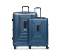 Redolz Essentials 14 4 ruote Set di valigie 2 pezzi espandibile blu