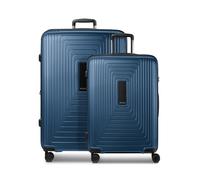 Redolz Essentials 14 4 ruote Set di valigie 2 pezzi espandibile blu